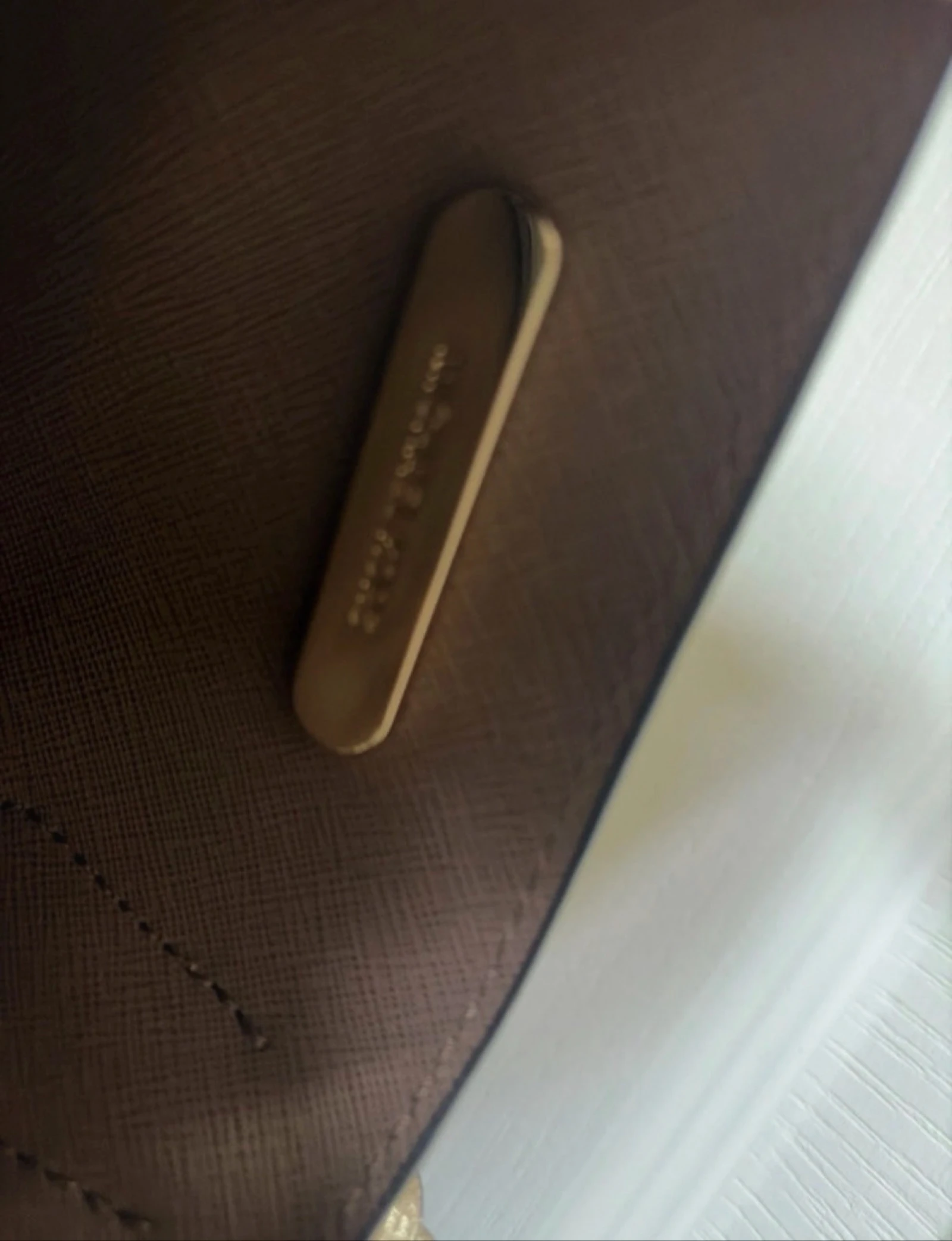 Michael Kors tas van gemêleerd goudkleurig leer – Uitstekende staat – Schouderband + dust bag – photo 13